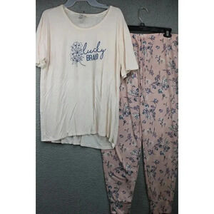 Lucky Brand Women's Pajama Set-XL-Drawstring Joggers